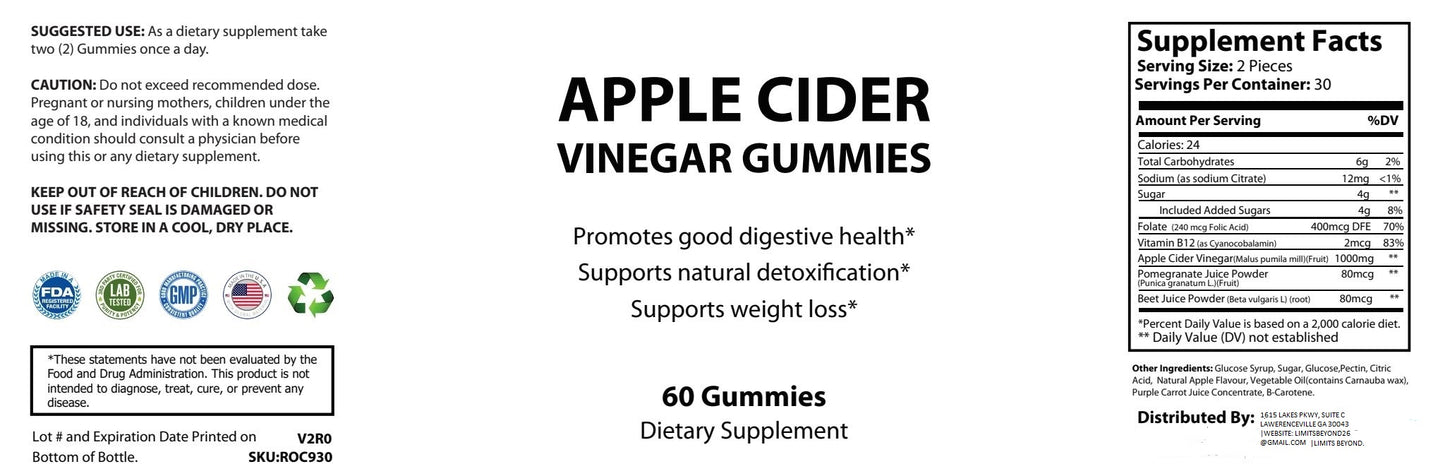 Apple Cider Vinegar Gummies